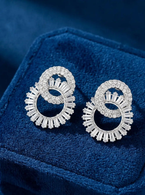aura-circle-baguette-zircon-interlocking-silver-earrings-mishi-collections